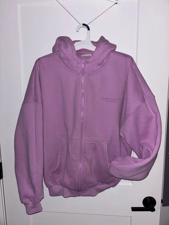 Comfrt Full Zip Hoodie - Pastels Collection Lilac - Size S - Picture 1 of 5